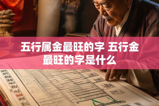 五行属金最旺的字 五行金最旺的字是什么