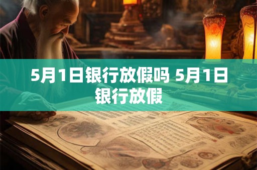 5月1日银行放假吗 5月1日银行放假