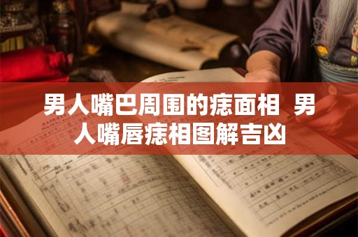 男人嘴巴周围的痣面相  男人嘴唇痣相图解吉凶
