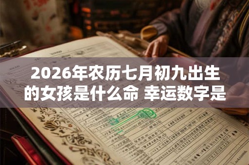 2026年农历七月初九出生的女孩是什么命 幸运数字是什么 2026年农历七月初九出生的女孩是什么命 幸运数字是什么