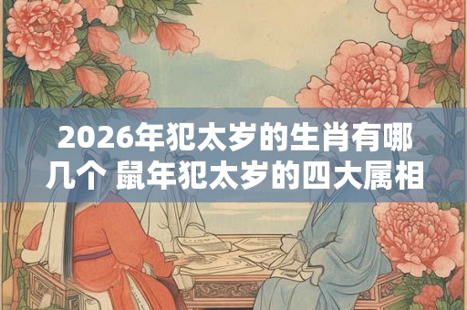 2026年犯太岁的生肖有哪几个 鼠年犯太岁的四大属相
