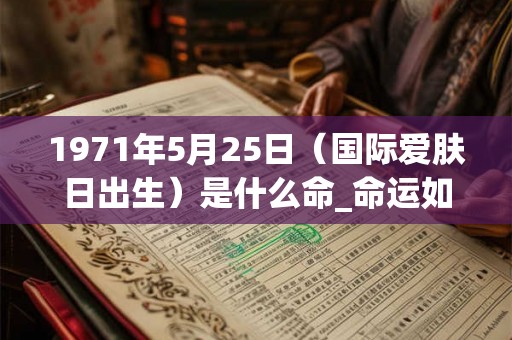 1971年5月25日（国际爱肤日出生）是什么命_命运如何