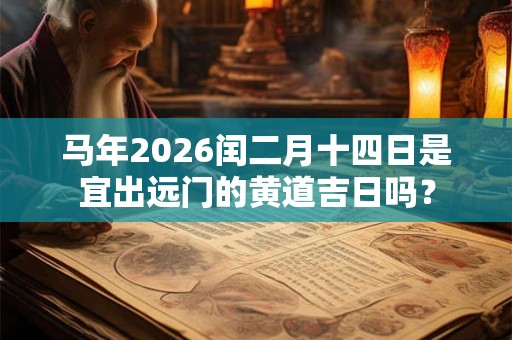 马年2026闰二月十四日是宜出远门的黄道吉日吗？