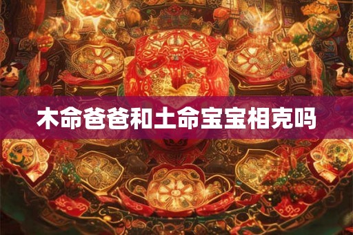 木命爸爸和土命宝宝相克吗