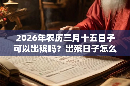 2026年农历三月十五日子可以出殡吗？出殡日子怎么选？