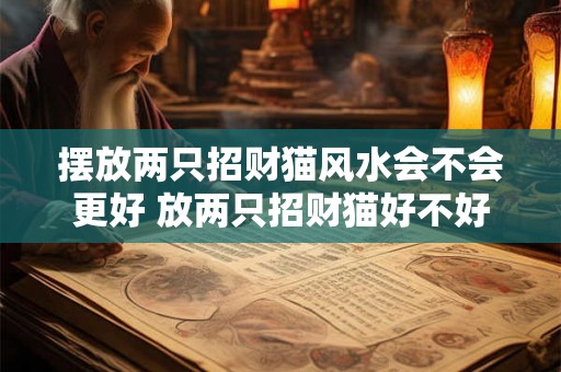 摆放两只招财猫风水会不会更好 放两只招财猫好不好 摆放两只招财猫风水会不会更好 放两只招财猫好不好