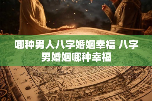 哪种男人八字婚姻幸福 八字男婚姻哪种幸福