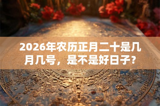 2026年农历正月二十是几月几号，是不是好日子？