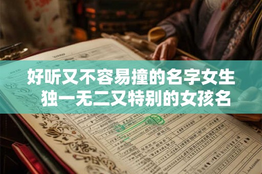 好听又不容易撞的名字女生  独一无二又特别的女孩名字