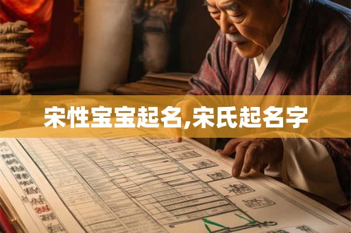 宋性宝宝起名,宋氏起名字