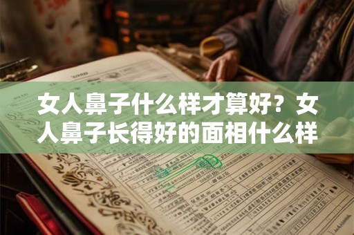 女人鼻子什么样才算好？女人鼻子长得好的面相什么样？