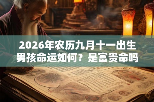 2026年农历九月十一出生男孩命运如何？是富贵命吗？