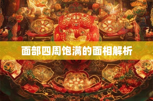面部四周饱满的面相解析