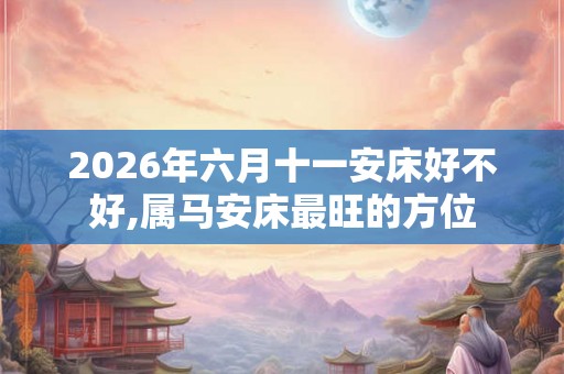 2026年六月十一安床好不好,属马安床最旺的方位
