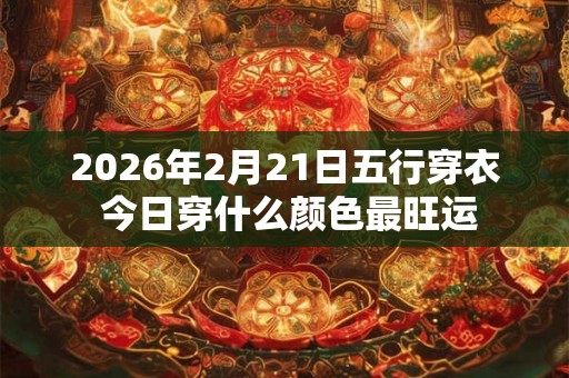 2026年2月21日五行穿衣 今日穿什么颜色最旺运