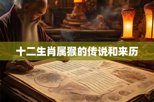 十二生肖属猴的传说和来历
