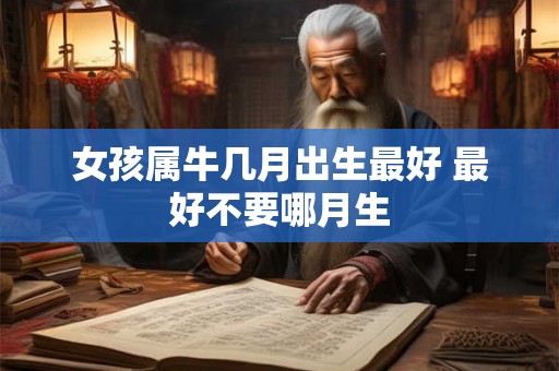 女孩属牛几月出生最好 最好不要哪月生