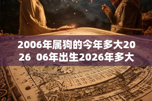 2006年属狗的今年多大2026  06年出生2026年多大年龄
