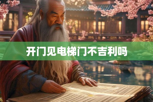 开门见电梯门不吉利吗