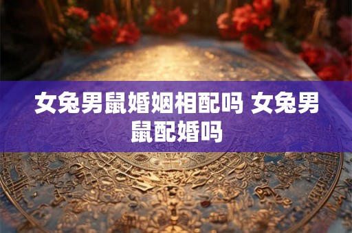 女兔男鼠婚姻相配吗 女兔男鼠配婚吗