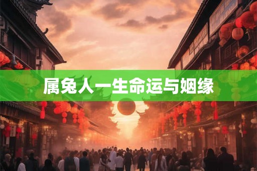 属兔人一生命运与姻缘