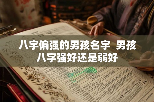 八字偏强的男孩名字  男孩八字强好还是弱好