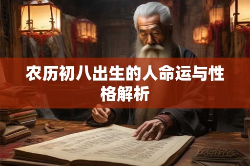 农历初八出生的人命运与性格解析