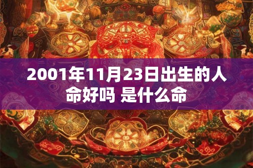 2001年11月23日出生的人命好吗 是什么命 2001年11月23日出生的人命好吗 是什么命