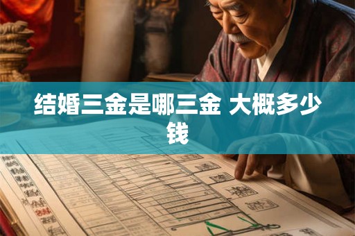 结婚三金是哪三金 大概多少钱 结婚三金是哪三金 大概多少钱