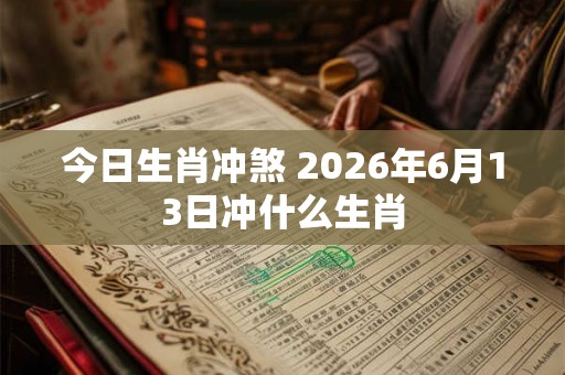 今日生肖冲煞 2026年6月13日冲什么生肖
