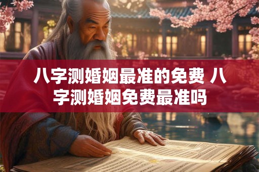 八字测婚姻最准的免费 八字测婚姻免费最准吗 八字测婚姻最准的免费 八字测婚姻免费最准吗