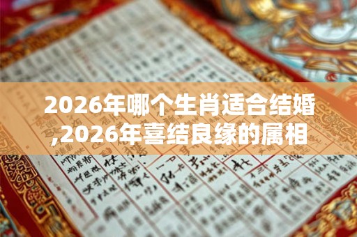 2026年哪个生肖适合结婚,2026年喜结良缘的属相