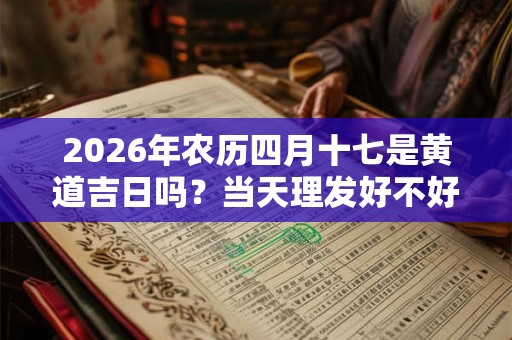 2026年农历四月十七是黄道吉日吗？当天理发好不好？