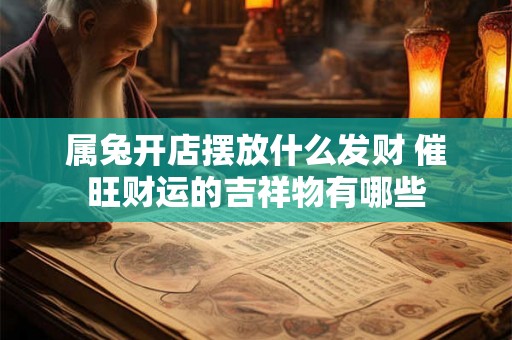 属兔开店摆放什么发财 催旺财运的吉祥物有哪些