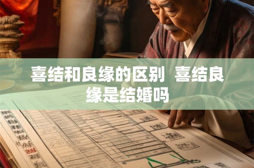 喜结和良缘的区别 喜结良缘是结婚吗 喜结和良缘的区别 喜结良缘是结婚吗