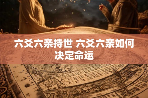 六爻六亲持世 六爻六亲如何决定命运