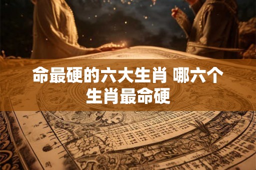 命最硬的六大生肖 哪六个生肖最命硬 命最硬的六大生肖 哪六个生肖最命硬