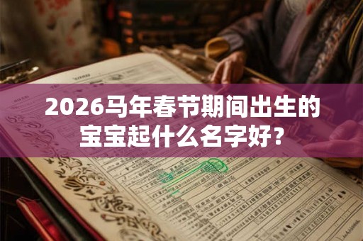 2026马年春节期间出生的宝宝起什么名字好? 2026马年春节期间出生的宝宝起什么名字好?