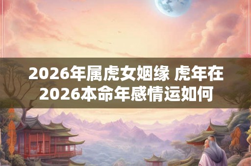 2026年属虎女姻缘 虎年在2026本命年感情运如何 2026年属虎女姻缘 虎年在2026本命年感情运如何
