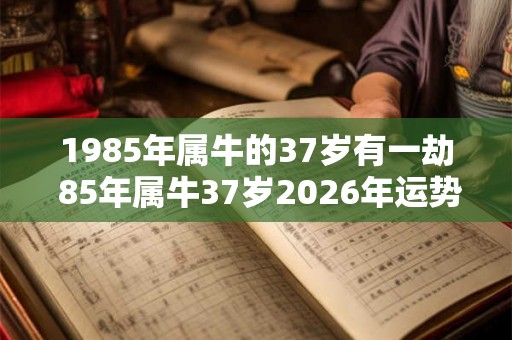 1985年属牛的37岁有一劫 85年属牛37岁2026年运势 1985年属牛的37岁有一劫 85年属牛37岁2026年运势
