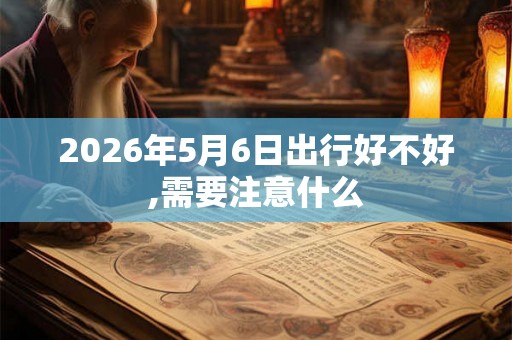 2026年5月6日出行好不好,需要注意什么