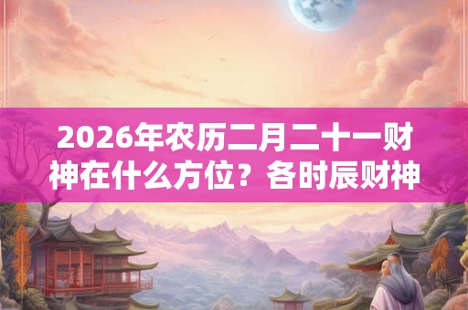 2026年农历二月二十一财神在什么方位？各时辰财神方位查询