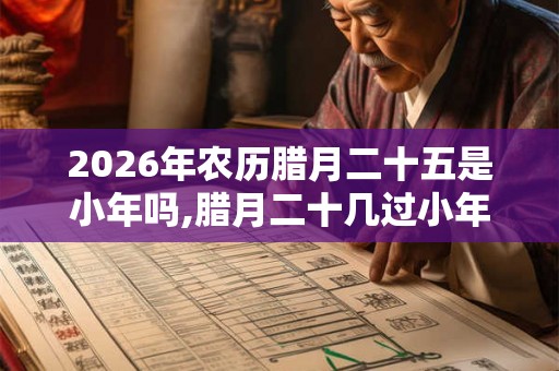 2026年农历腊月二十五是小年吗,腊月二十几过小年 2026年农历腊月二十五是小年吗,腊月二十几过小年