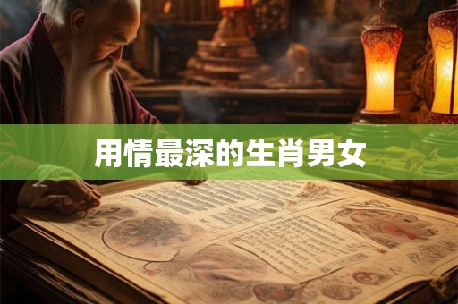 用情最深的生肖男女