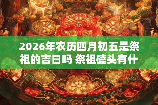 2026年农历四月初五是祭祖的吉日吗 祭祖磕头有什么讲究