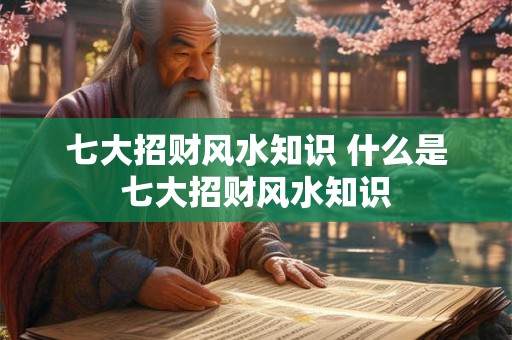七大招财风水知识 什么是七大招财风水知识