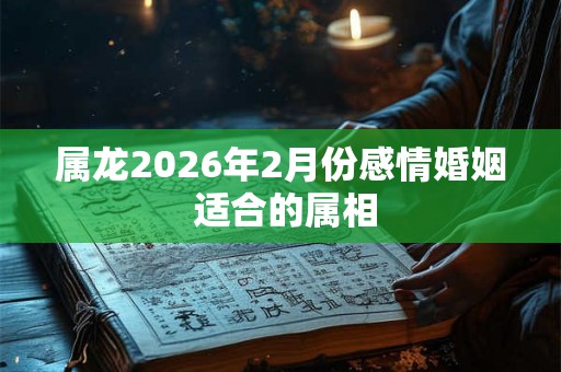 属龙2026年2月份感情婚姻 适合的属相