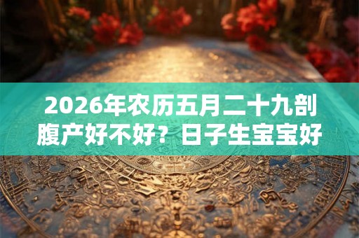 2026年农历五月二十九剖腹产好不好？日子生宝宝好吗？