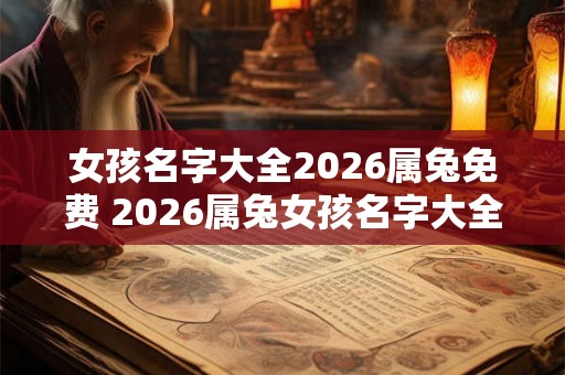 女孩名字大全2026属兔免费 2026属兔女孩名字大全免费 女孩名字大全2026属兔免费 2026属兔女孩名字大全免费