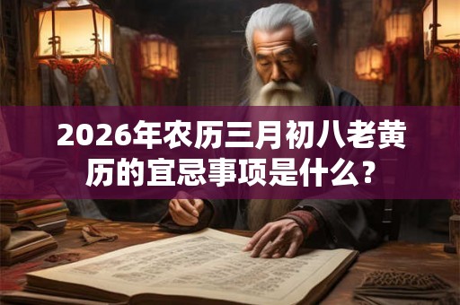 2026年农历三月初八老黄历的宜忌事项是什么？